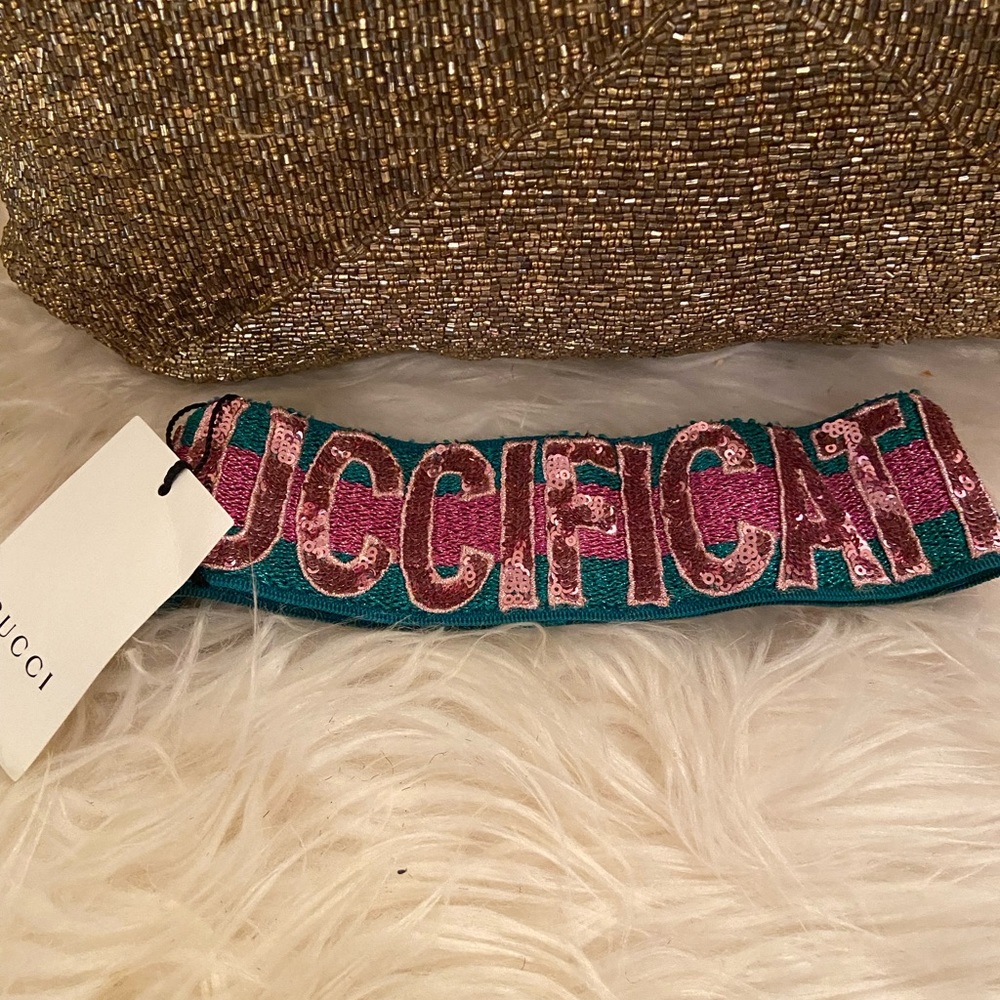GUCCIFICATION Glitter headband